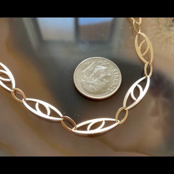 Gold evil eye bracelet new with gift box womens - Picture 3 of 5